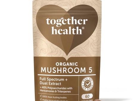 Together Health | Organic Mushroom 5  | 60caps Online now