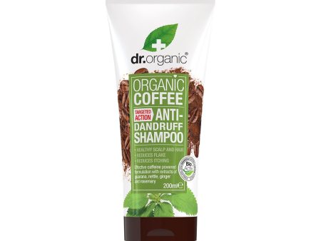 Dr Organic | Anti-Dandruff Coffee Shampoo | 200ml Online Sale