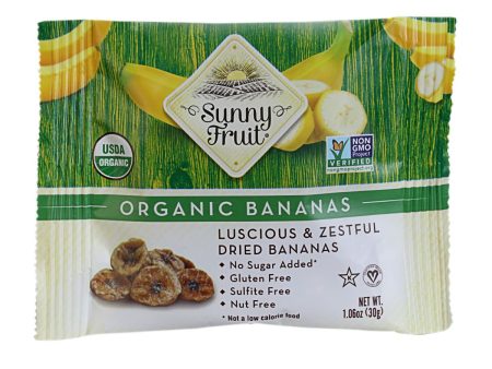 Sunny Fruit | Organic Banana Snack Packs | 30g For Sale