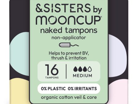 & Sisters | Medium Non-Applicator Tampons | 16pc Fashion