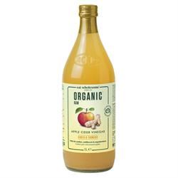 Eat Wholesome | Organic Apple Cider Vinegar w  Ginger & Turmeric 1 Litre | 1000ml Supply