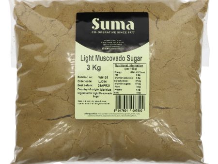 Suma | Light Muscovado Sugar | 3 KG For Sale