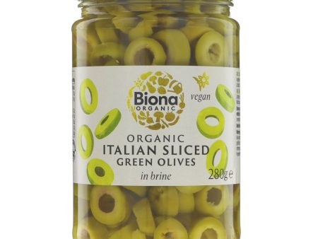 Biona | Organic Sliced Green Olives | 280g Online