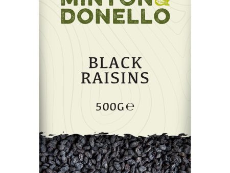 Minton & Donello | Black Raisins | 500g For Cheap