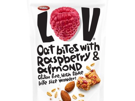 Pellito | LOV Raspberry Almond Oat Bites | 70g Discount