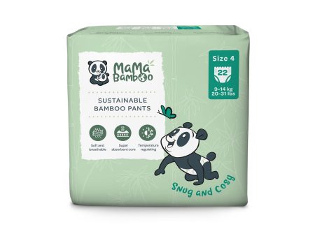 Mama Bamboo | Eco Nappy Pants - Size 4+ (Medium Plus) | 22pc Discount