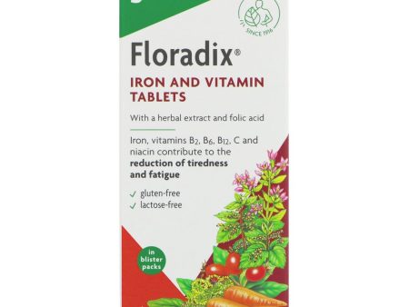 FLORADIX | Iron & Vitamin Tablets | 1 x 84Tabs Online Hot Sale