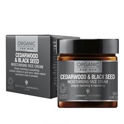 Amphora Aromatics | Cedarwood & Black seed Face Moisturiser For Men Organic 60ml | 60ml For Discount