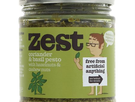 Zest | Coriander & Basil Pesto | 165G Cheap