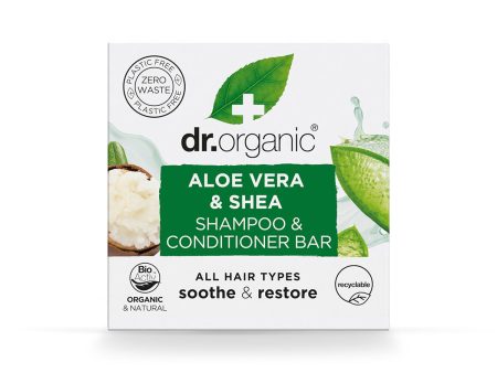 Dr Organic | Aloe & Shea Shampoo & Conditioner Bar | 75g Online Sale