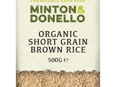 Minton & Donello | Organic Short Grain Brown Rice | 500g Online Sale