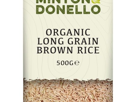 Minton & Donello | Organic Long Grain Brown Rice | 500g Online now