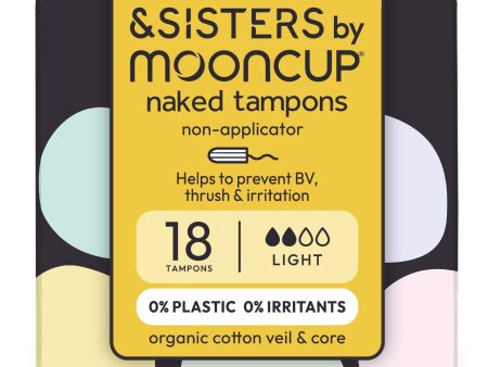 & Sisters | Light Non-Applicator Tampons | 18pc on Sale