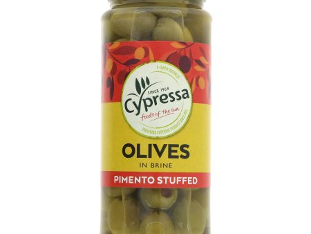 Cypressa | Stuffed Pimento Olives | 340G For Sale