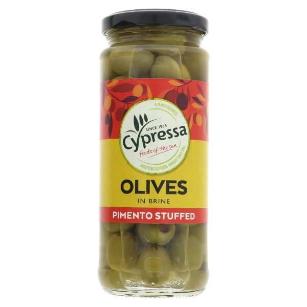 Cypressa | Stuffed Pimento Olives | 340G For Sale