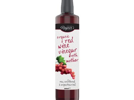 Rayner s | Organic Raw Red Wine Vinegar with Mother | 500ml Discount