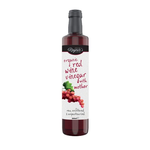 Rayner s | Organic Raw Red Wine Vinegar with Mother | 500ml Discount