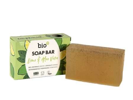 Bio-D | Lime & Aloe Vera Boxed Soap Bar | 90g Sale