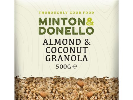 Minton & Donello | Almond & Coconut Granola | 500g For Discount