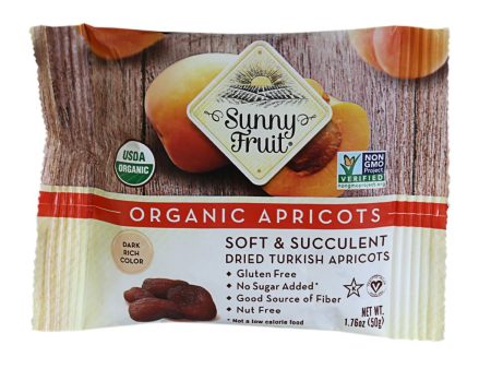 Sunny Fruit | Organic Apricots Snack Packs | 1 x 50g Hot on Sale