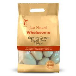 Just Natural Wholesome | Yoghurt Coated Brazil Nuts 250g | 250g Supply