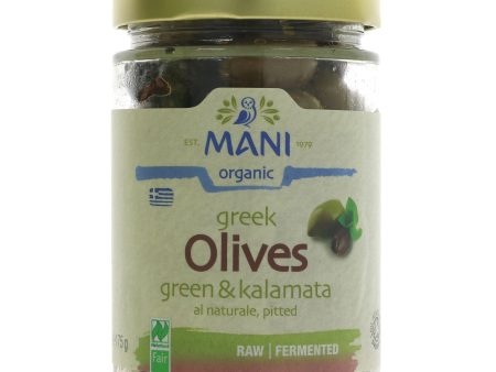 Mani | Og Green & Kalamata Olives | 175G Online now