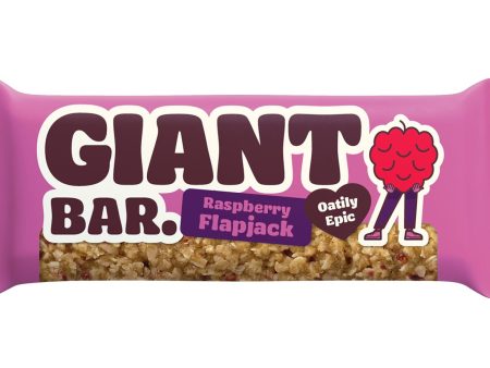 Ma Baker | Giant Bar Raspberry Flapjack | 90g For Sale