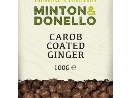 Minton & Donello | Carob Coated Ginger | 100g For Discount