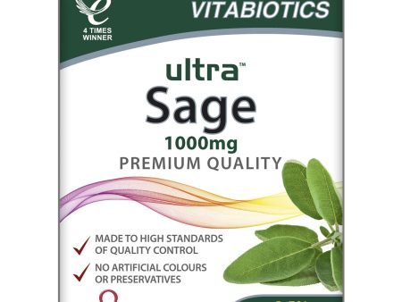 Vitabiotics | Ultra Sage | 30tabs Online now