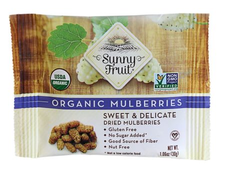 Sunny Fruit | Organic Mulberry Snack Packs | 30g Sale