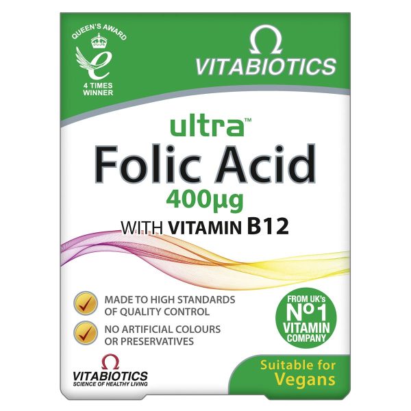 Vitabiotics | Ultra Folic Acid | 60tabs For Discount