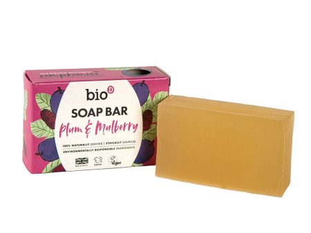 Bio-D | Plum & Mulberry Boxed Soap Bar | 90g For Cheap