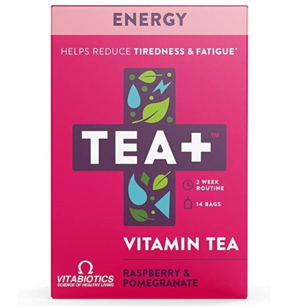 Tea+ | Tea Plus (+) Counter Display Unit - Energy Vitamin Tea | 14 Bags Discount